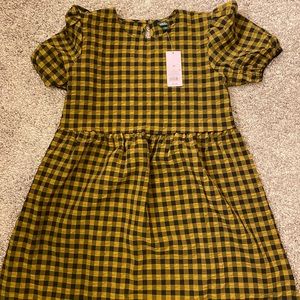 Gingham Babydoll Dress